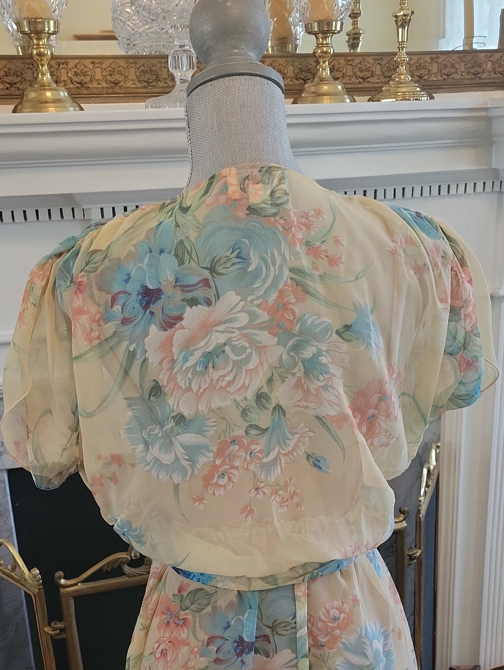 Vtg 70's Karen Tepper Dress - Picture 6 of 9